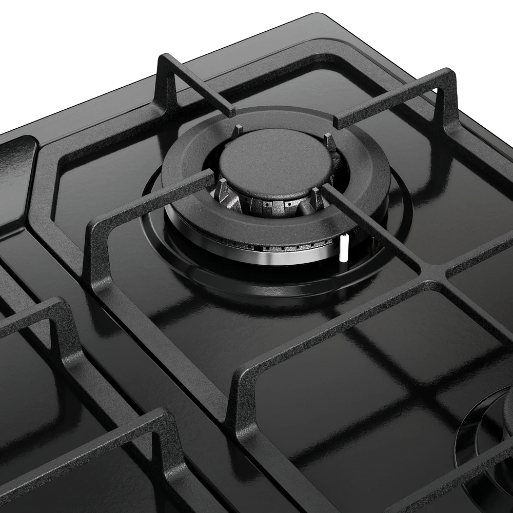 Встраиваемая газовая варочная панель Monsher MSG 63 Noir