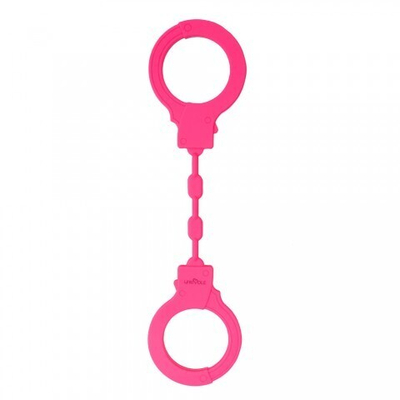 Наручники силиконовые розовые Be Mine, One Size