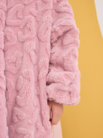 Толстовка флисовая удлиненная для девочки Next 973-856, Розовый