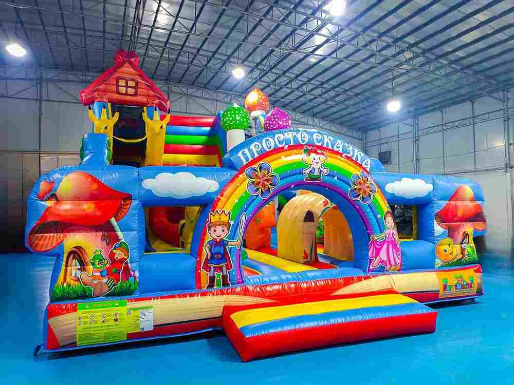 Коммерческий надувной батут «Просто сказка 2», 10*6*6 м