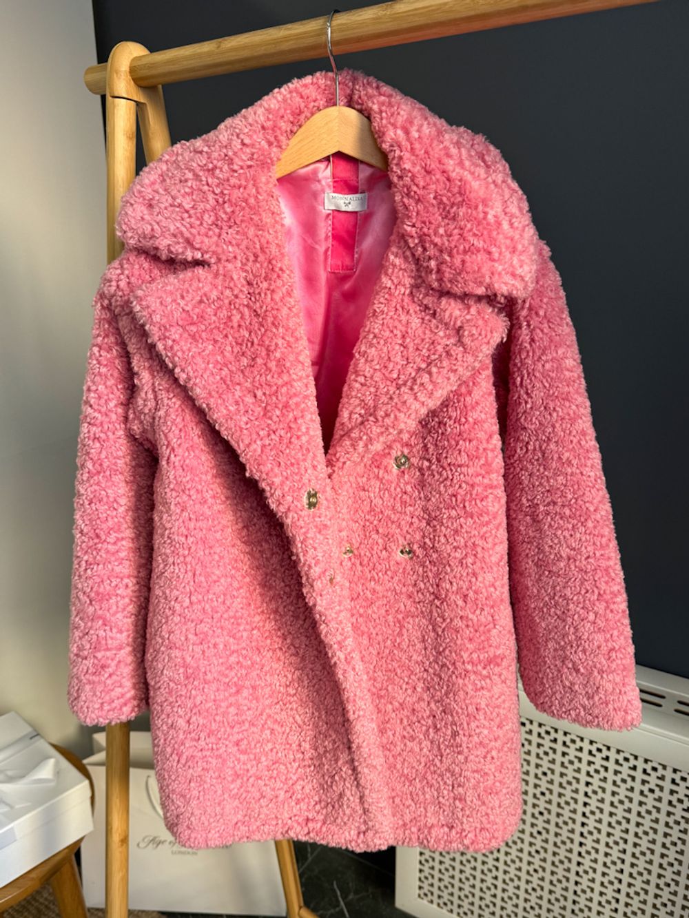 Меховое пальто Monnalisa, 134