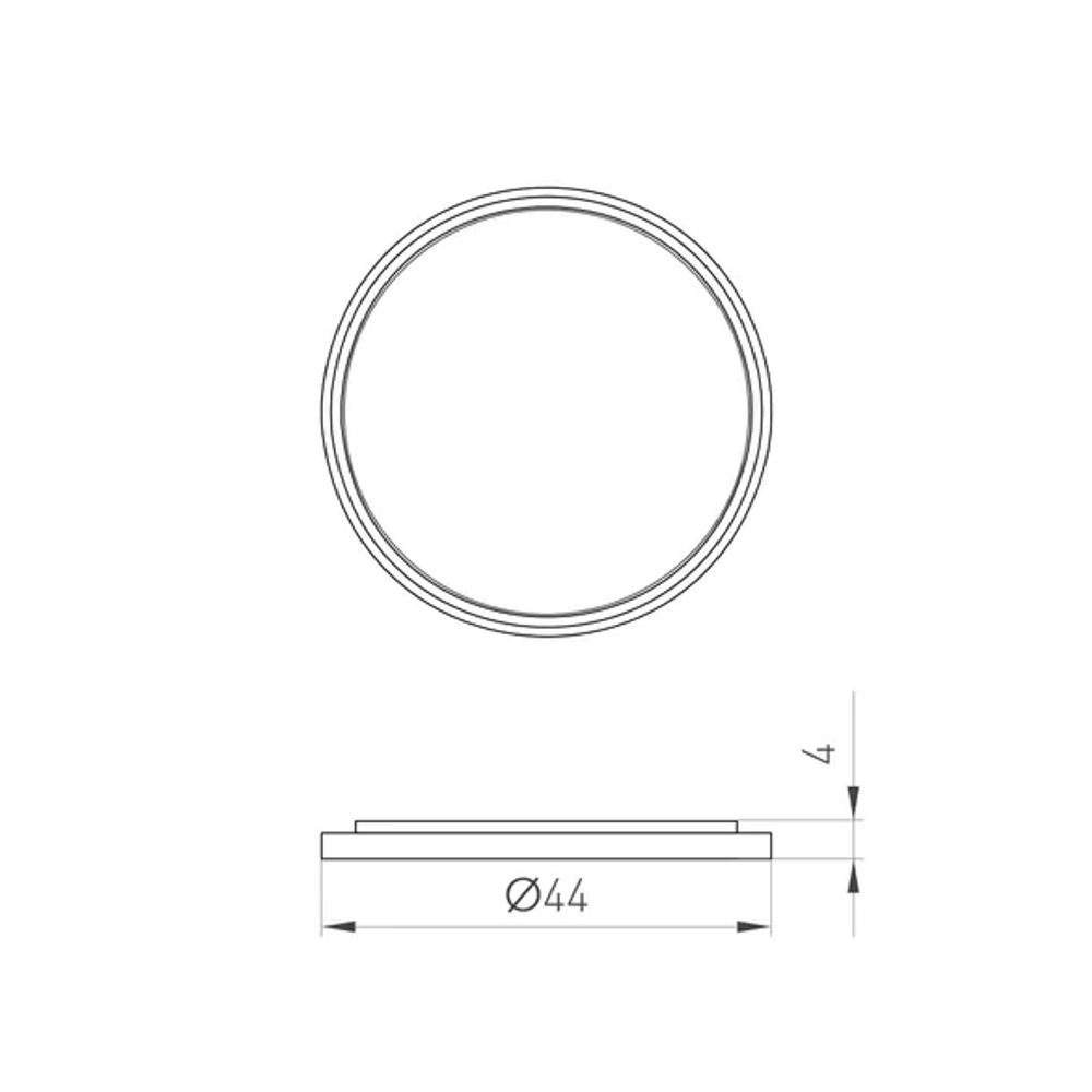 Насадка овалорисующая LGD-DIAFILM-OVAL-LENS-R44 (BK) (Arlight, Металл) 059496