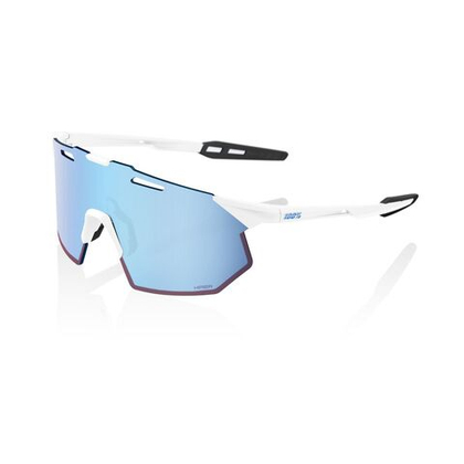 Спортивные очки 100% HYPERCRAFT SQ Soft Tact White - HiPER Blue Mirror Lens