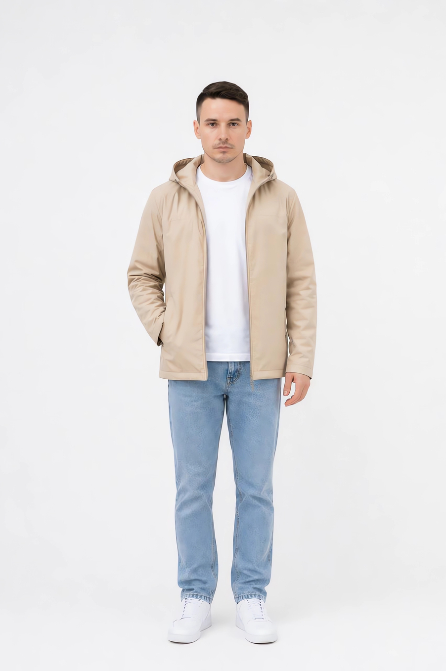 Ветровка мужская "HN-18" бежевый