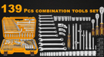 Набор инструмента для авто INGCO HKTHP21391 INDUSTRIAL 139 предметов