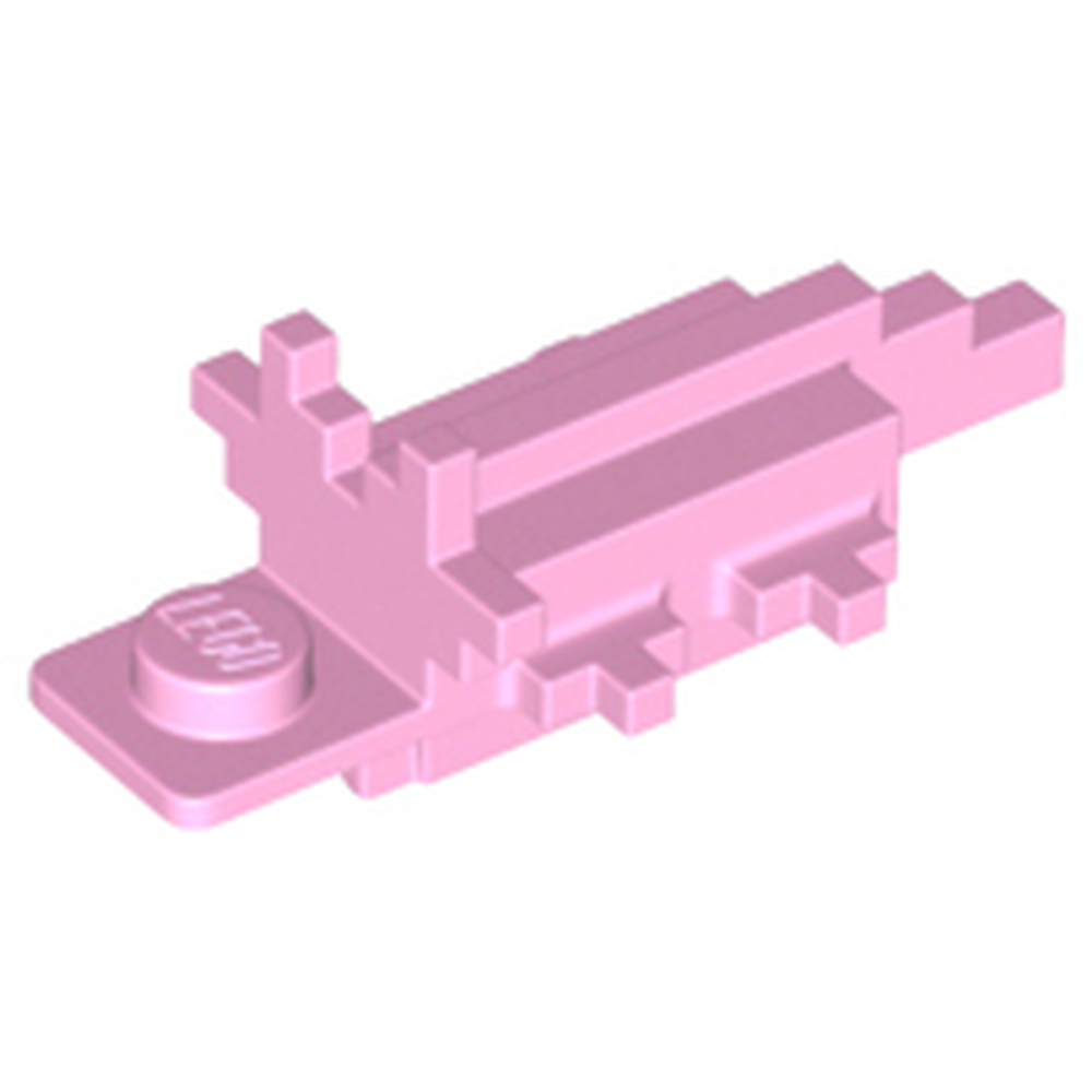 Тело пиксельного аксолотля 86879 Bright Pink