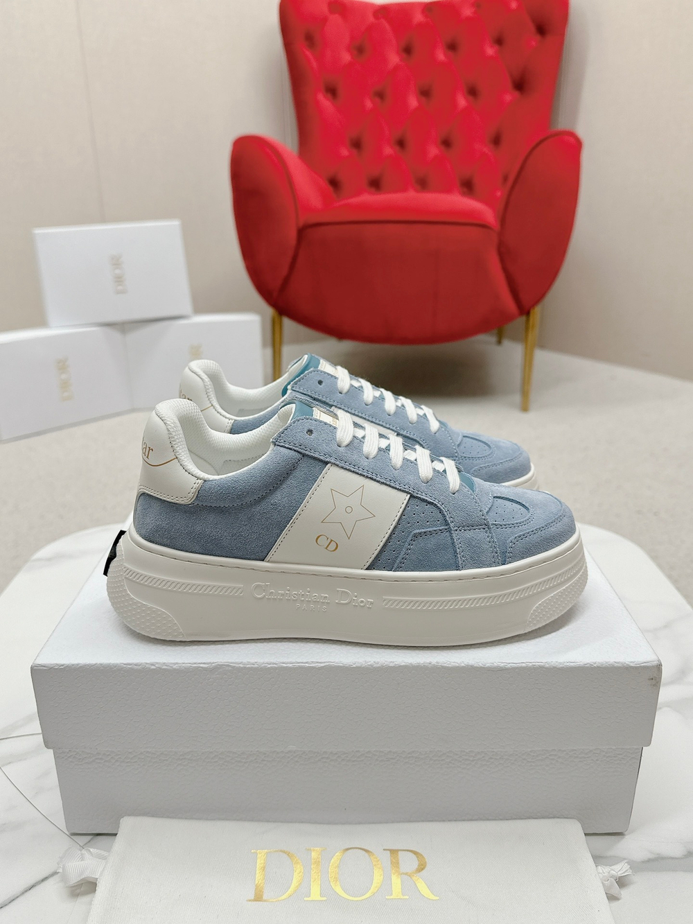 Christian Dior Star Platform Sneaker