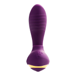 Фиолетовый вибромассажер 14см с двойной стимуляцией ToyFa L'roina Mave 561027