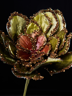 Цветок сукклента 15х36см ChristmasDeLuxe зеленый