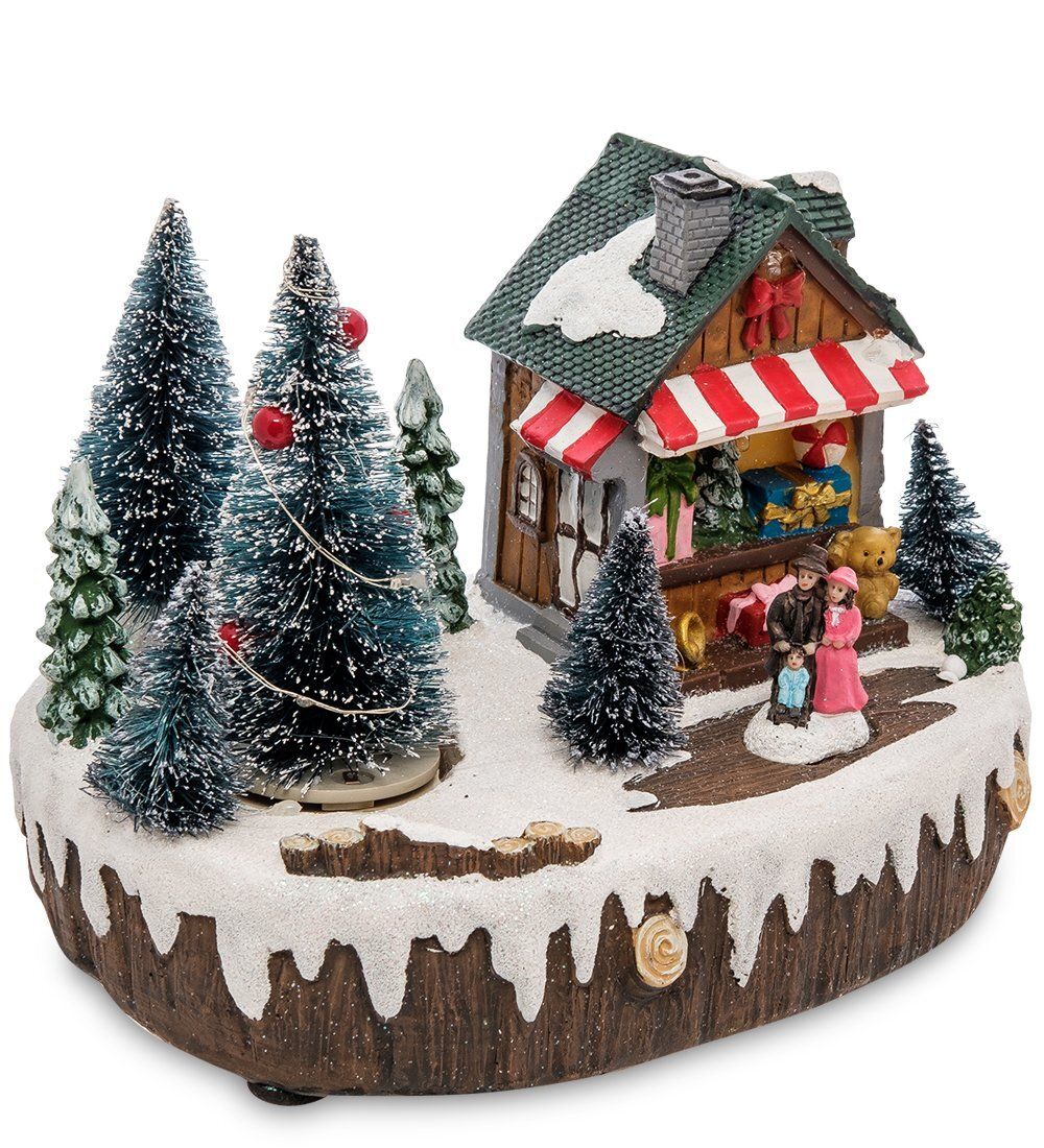 XM-703/1 Музыкальная новогодняя миниатюра с подсветкой