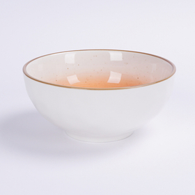 Салатник 13*13*4,5 см, 380 мл, фарфор,оранжевый цвет "The Sun" P.L.