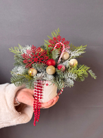 Новогодняя композиция в кружке «Новогодние чудеса»