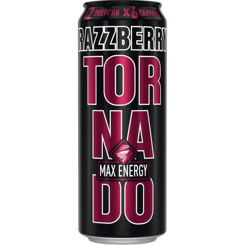 Энергетический напиток Tornado Max Razzberry, 450 мл