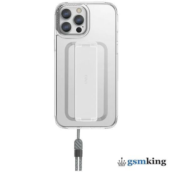 Uniq HYBRID HELDRO Mount + Band for iPhone 13 Pro Max Matte Clear