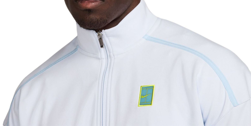 Мужская теннисная кофта Nike Court Heritage Tennis - небесный