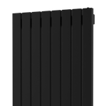 Радиатор WARMMET водяной настенный вертикальный Flat 60V (W) ЧЕРНЫЙ RAL9005