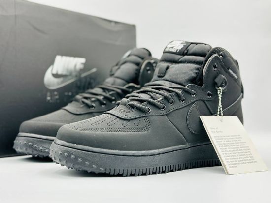 Кроссовки Nike Air Force 1 Lunar Duckboot "Black"