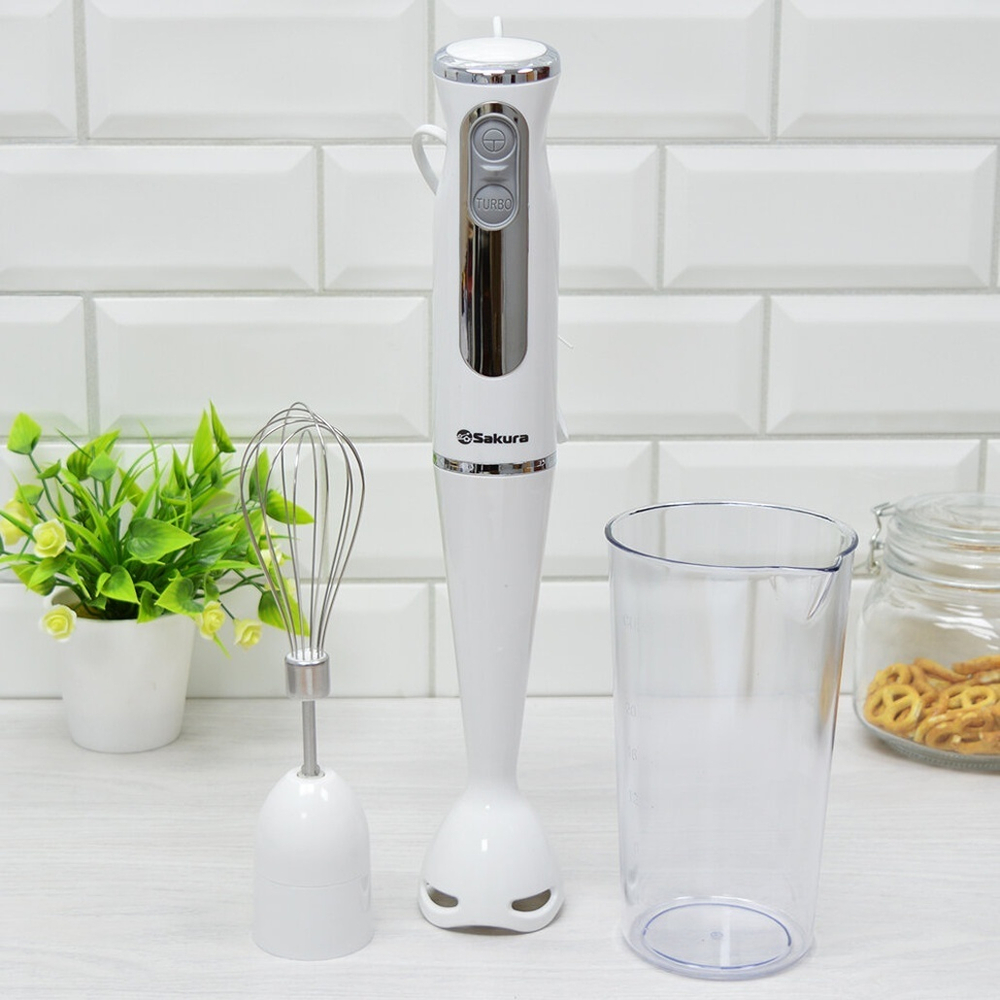 Блендерный набор SA-6248MW 600Вт DC мотор венчик стакан