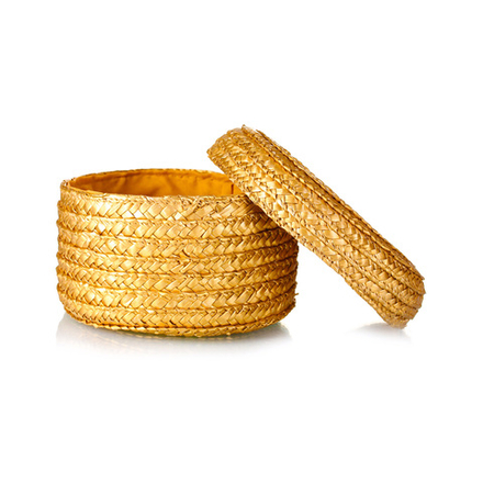 Корзина для хранения шляп, с крышкой