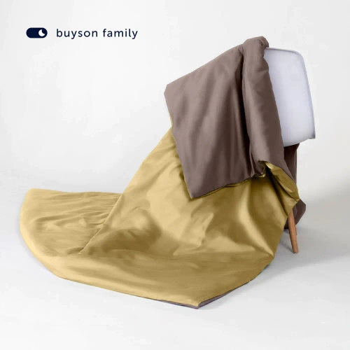 Пододеяльник BuyColor (сатин) Шоколад/Горчица