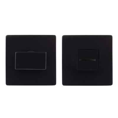 Завертка Апекс LOFT WC-7718-INOX-BLM квадратная, черная матовая