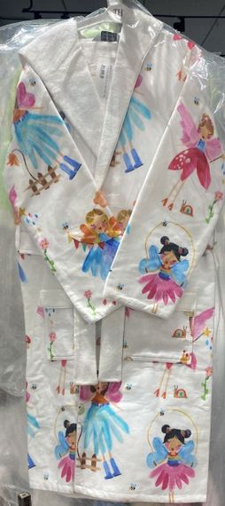 Детский облегченный халат BARBIE GIRLS Tivolyo home Турция