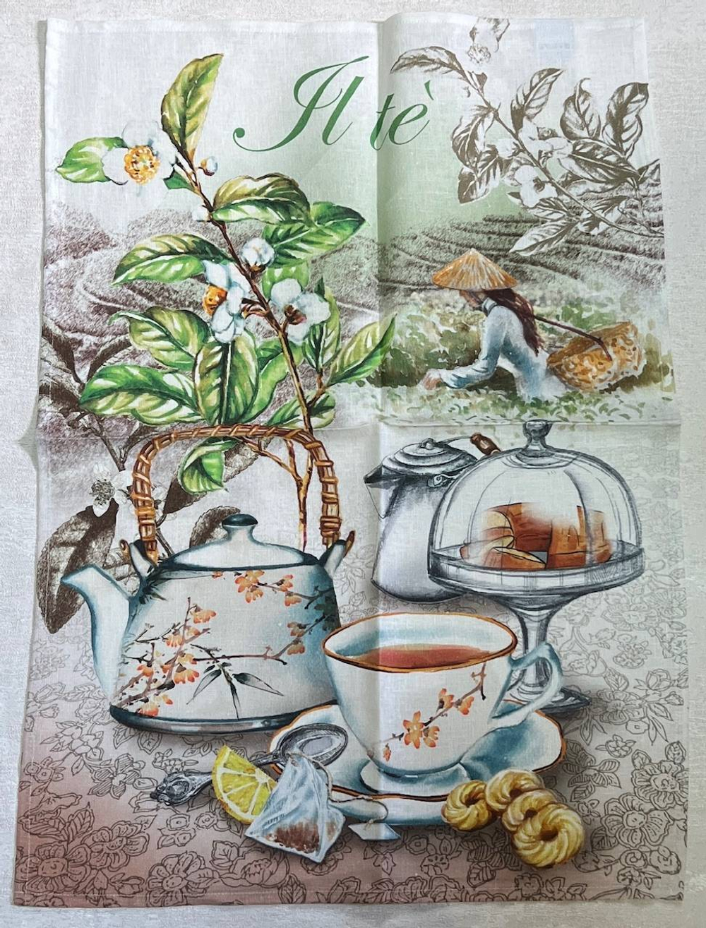 Кухонное полотенце 55х75см Servalli Tee чаепитие