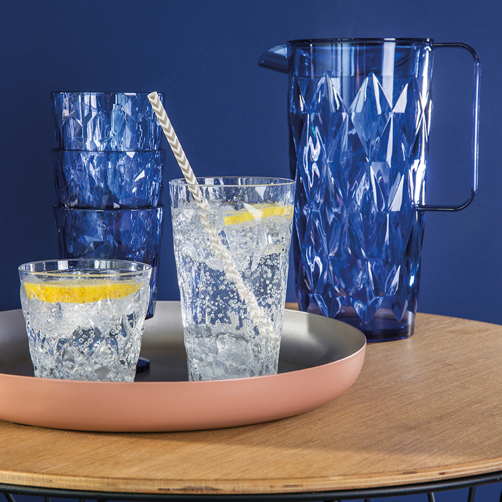 Стакан crystal, 200 мл, акрил, розовый