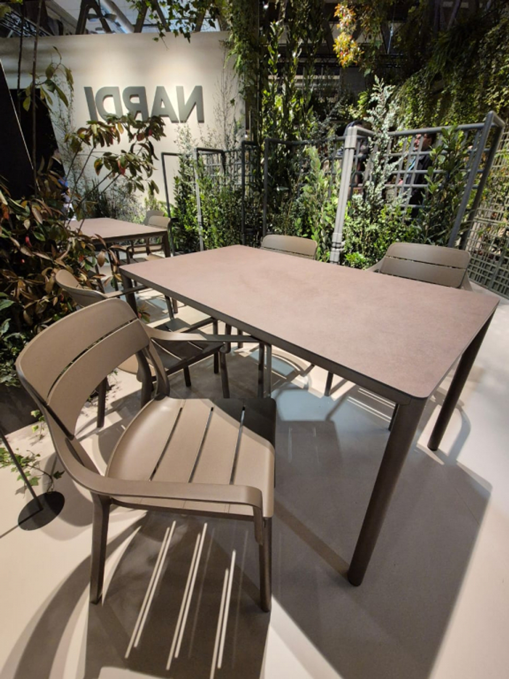 Стол обеденный ламинированный Nardi Piave 120х70, табак