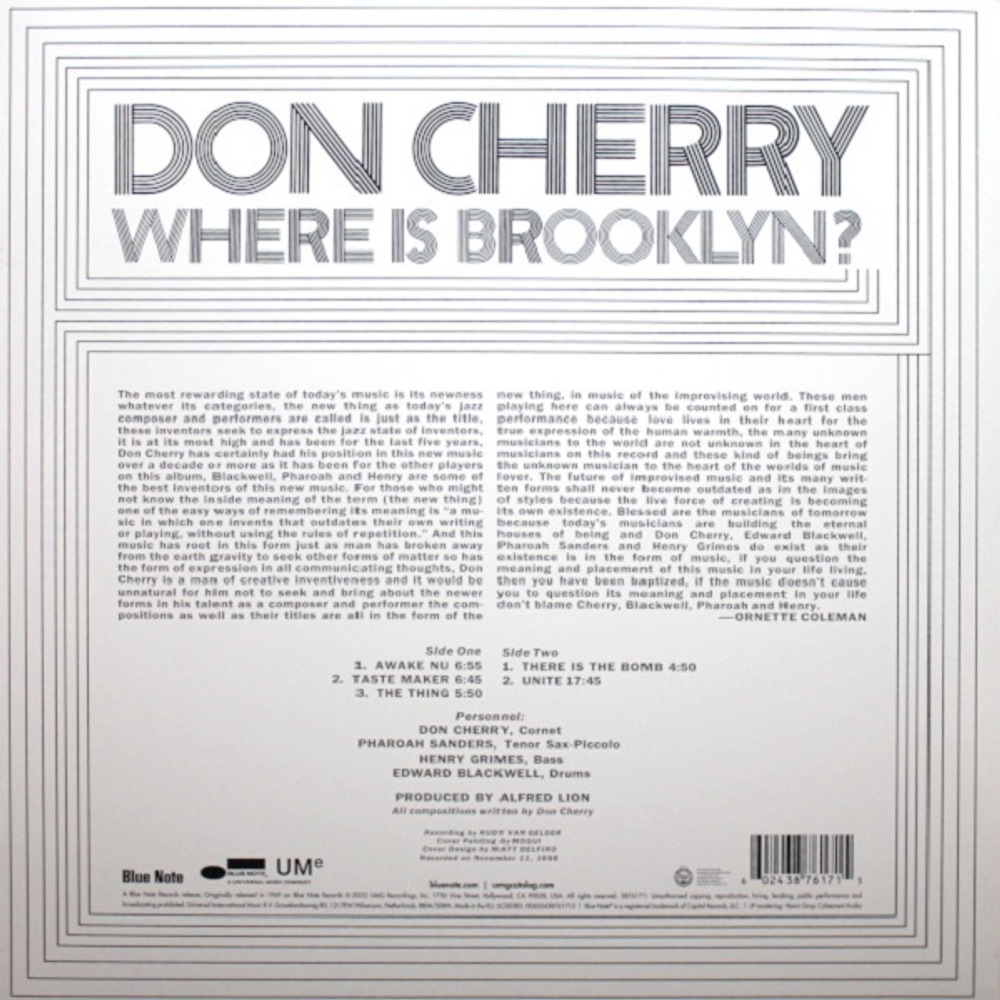 Don Cherry / Where Is Brooklyn? (LP)
