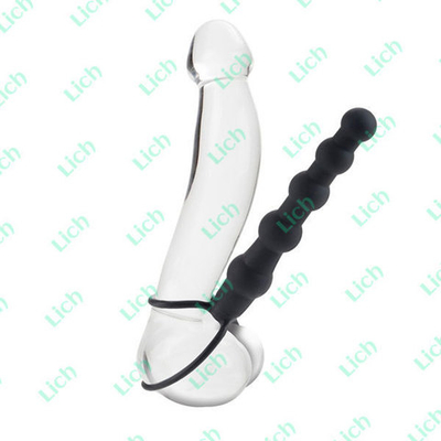 Фаллоимитатор анальный с креплением.