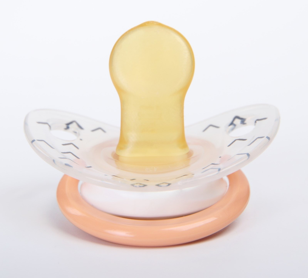 4805433 Соска-пустышка ортодонтическая, латекс, от 0 мес., TRENDLINE ДИСНЕЙ, цвет МИКС