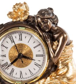 Veronese WS-688/ 2 Часы «Девушка и розы»