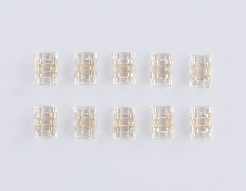 Ambrella Соединитель прямой COB RGB 12/24V для лент 10mm GS6371 (4 конт.) (10шт. в комплекте) LED Strip 24V GS6371