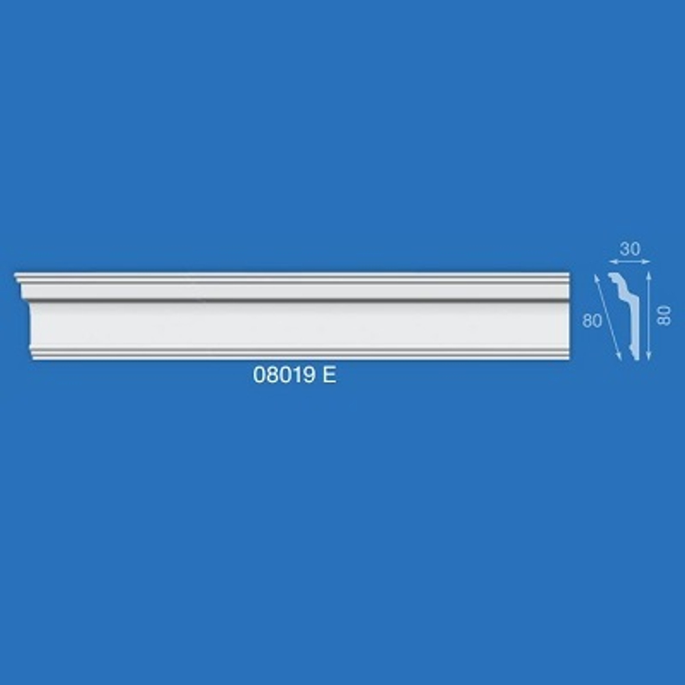 Плинтус потолочный Format 08019E