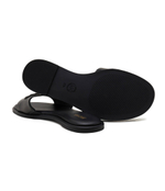 Шлепанцы кожаные saylor Michael Kors - черный(40H3SYFA1L)