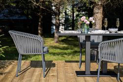 "Каффе Дабл" обеденная группа на 4 персоны, цвет "серый гранит"