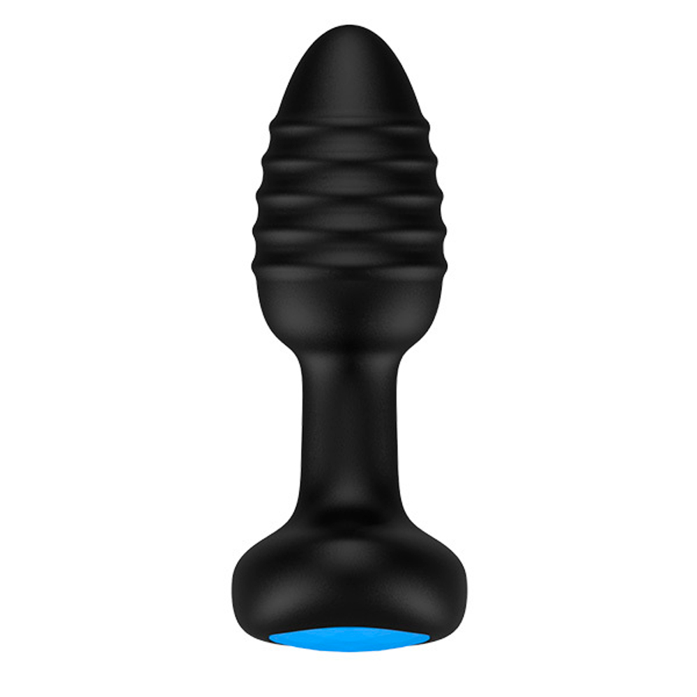 Интерактивная анальная вибропробка 3,3см Kiiroo OhMiBod Lumen Silicone Rechargeable App Enabled Butt Plug