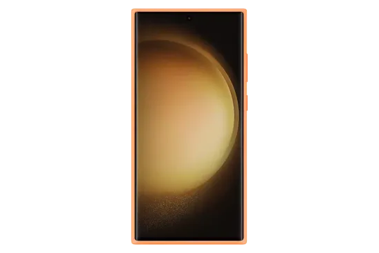 Чехол - накладка Samsung Galaxy S23 Ultra Silicone Case - Orange