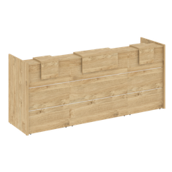 Onix Ресепшн O.R-K-16 Тиквуд Светлый 2790*766*1187