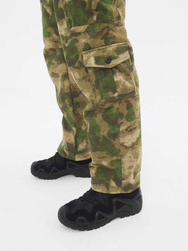 Костюм летний Крафт ткань Смесовая цвет Малахит