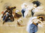 Eugene Delacroix (1798-1863)- эротическое искусство французского художника Эжена Делакруа. 16+