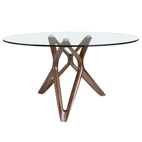 Стол Angel Cerda 1108, Ø140 см, закаленное стекло