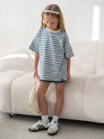 Футболка для девочки в полоску