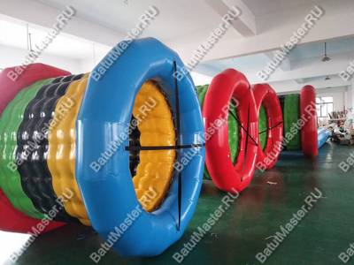 Аттракцион надувной роллер «Радуга», ПВХ, 2,2*2*2 м