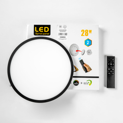 225337 Светильник ARCO CYL LED 28W 2520LM ЧЕРНЫЙ 3000/4000/6000K