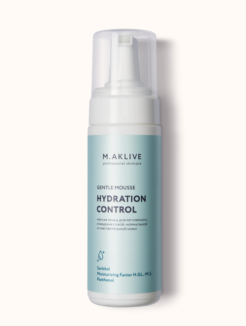 M.Aklive Gentle Mousse Hydration Control,150 ml/Пенка для умывания "Контроль увлажнения"