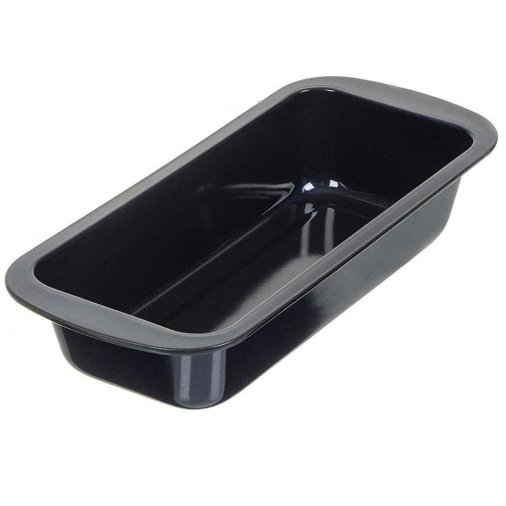 Форма для выпечки углерод сталь, 13х29.5х7 см, антиприг, прямоуг, чер, Daniks, Мерцание Синий сапфир