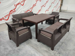 Обеденный комплект под ротанг YALTA FAMILY MAXI SET