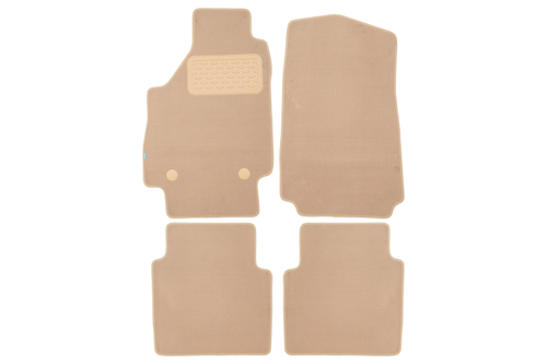 Коврики в салон  LADA 4x4 3D 2009-, внедорожник , 4 шт. (текстиль, бежевые) Klever.KLEVER04523122112KH